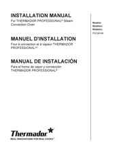 Thermador PROFESSIONAL PSO301M Manuel D'installation