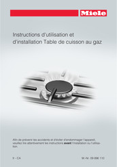 Miele KM 2355 Instructions D'utilisation