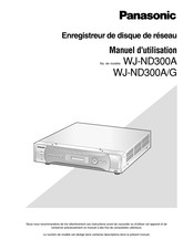 Panasonic WJ-ND300A/G Manuel D'utilisation
