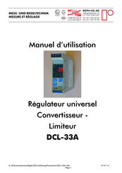 Regler DCL-33A Manuel D'utilisation