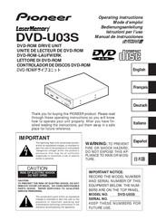 Pioneer DVD-U03S Mode D'emploi