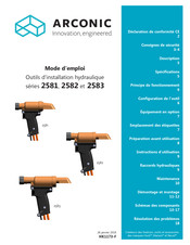 Arconic 2583 Série Mode D'emploi