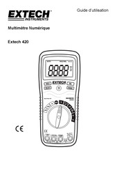 Extech Instruments Extech 420 Guide D'utilisation