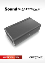 Creative SOUND BLASTER ROAR Guide D'utilisation