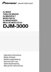 Pioneer DJM-3000 Mode D'emploi