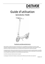 Denver SCO-85351 THOR Guide D'utilisation