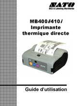 SATO MB 410i Guide D'utilisation