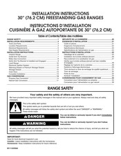 Amana AGR6603SFS Instructions D'installation