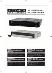 König Electronic SAT-SDHD50B-KN Mode D'emploi