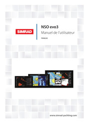 Simrad NSO evo3 Manuel De L'utilisateur