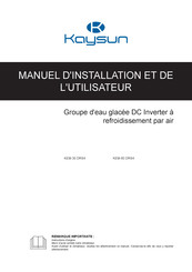 Kaysun KEM-60 DRS4 Manuel D'installation Et De L'utilisateur