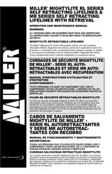 Miller MightyLite MR Série Manuel D'instructions