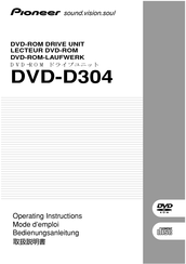 Pioneer DVD-D304 Mode D'emploi