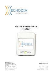 ECHODIA OTOWIN Guide Utilisateur