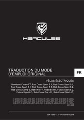 Hercules Rob Cross Pro I-11 Traduction Du Mode D'emploi Original