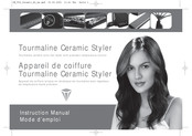 Thane International Tourmaline Ceramic Styler Mode D'emploi
