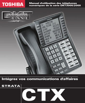 Toshiba STRATA CTX DKT3000 Série Manuel D'utilisation