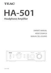 Teac HA-501 Mode D'emploi