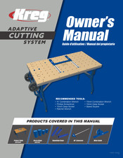 Kreg Adaptive Cutting System Guide D'utilisation