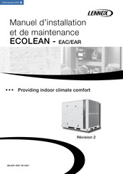 Lennox ECOLEAN EAC1103SM Manuel D'installation Et De Maintenance