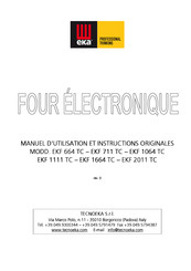 TECNOEKA EKF 1064 TC Manuel D'utilisation Et Instructions Originales