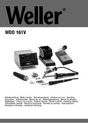Weller WDD 161V Mode D'emploi