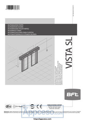 BFT VISTA SL C 208-229 Instructions D'utilisation Et D'installation