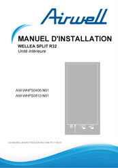 Airwell WELLEA SPLIT R32 Manuel D'installation