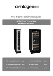 Avintage AV18CDZ Notice D'utilisation