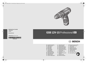 Bosch GSB 14,4 V-EC Professional Notice Originale