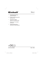 EINHELL TC-LL 1 Instructions D'origine