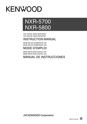 Kenwood NXR-5800 Mode D'emploi
