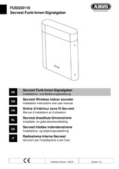Abus FUSG50110 Manuel D'installation