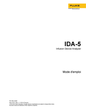Fluke IDA-5 Mode D'emploi