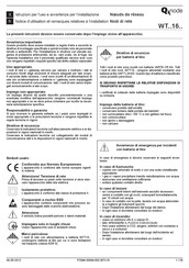 QUNDiS WT 16 Série Notice D'utilisation