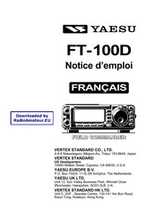 Yaesu FT - 100D Notice D'emploi