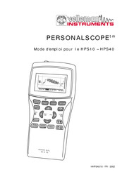 Velleman PersonalScope HPS40 Mode D'emploi
