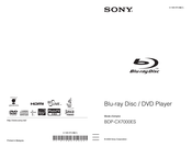 Sony BDP-CX7000ES Mode D'emploi