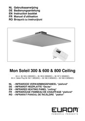 EUROM Mon Soleil 300 Ceiling Manuel D'utilisation