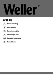 Weller WST 82 Mode D'emploi