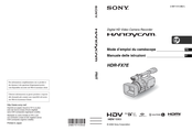 Sony Handycam HDR-FX7E Mode D'emploi