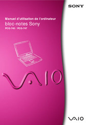 Sony VAIO PCG-745 Manuel D'utilisation
