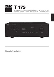 NAD T 175 Manuel D'installation