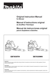 Makita EB7650WH Manuel D'instructions Original