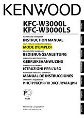 Kenwood KFC-W3000LS Mode D'emploi