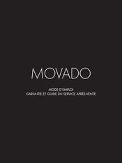 Movado Sub-Sea 800 Série Mode D'emploi