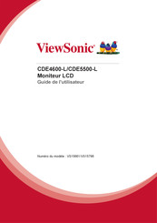 ViewSonic CDE5500-L Guide De L'utilisateur
