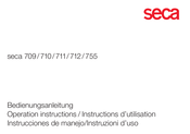 Seca 709 Instructions D'utilisation