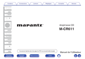 Marantz M-CR611 Manuel De L'utilisateur