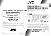 JVC KD-A525 Manuel D'instructions